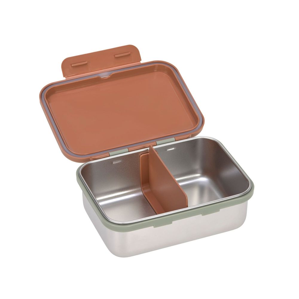 Lassig - Happy Prints Collection Stainless Steel Lunch Box - Caramel