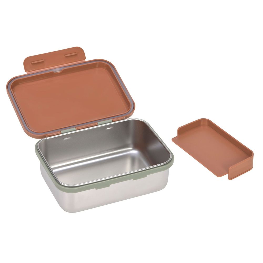 Lassig - Happy Prints Collection Stainless Steel Lunch Box - Caramel