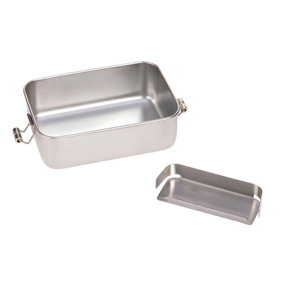 Lassig - Stainless Steel Lunch Box With Bamboo Lid - Nature - 800 ml