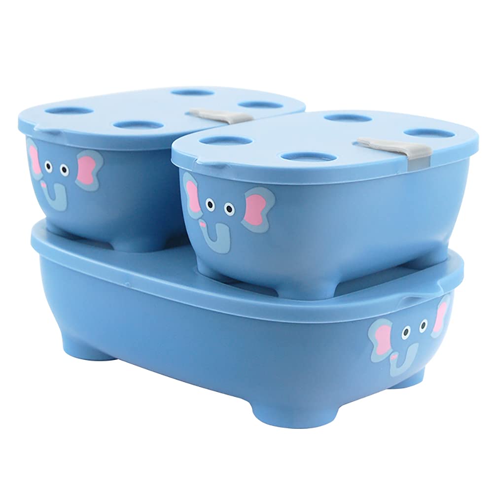Prince Lionheart - Bentomal To-Go Lunch Box Set - Elephant - 3 Pcs