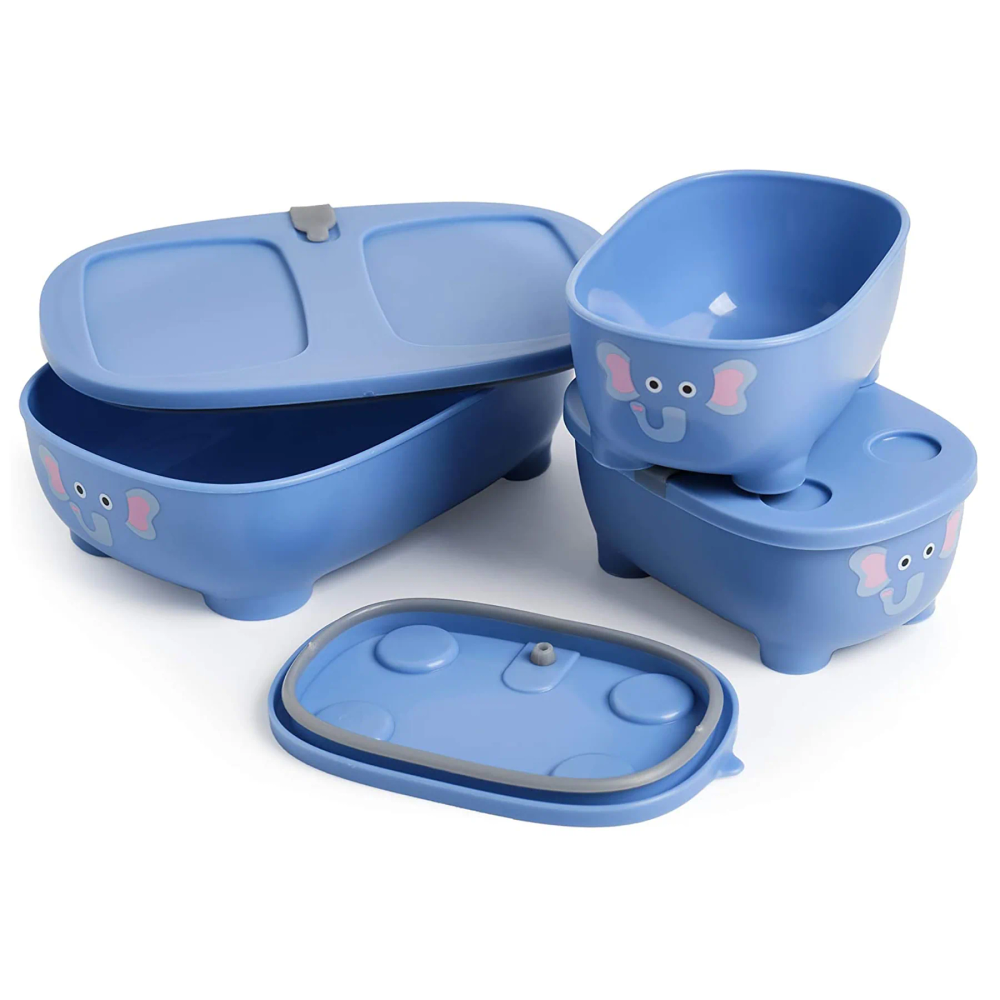 Prince Lionheart - Bentomal To-Go Lunch Box Set - Elephant - 3 Pcs