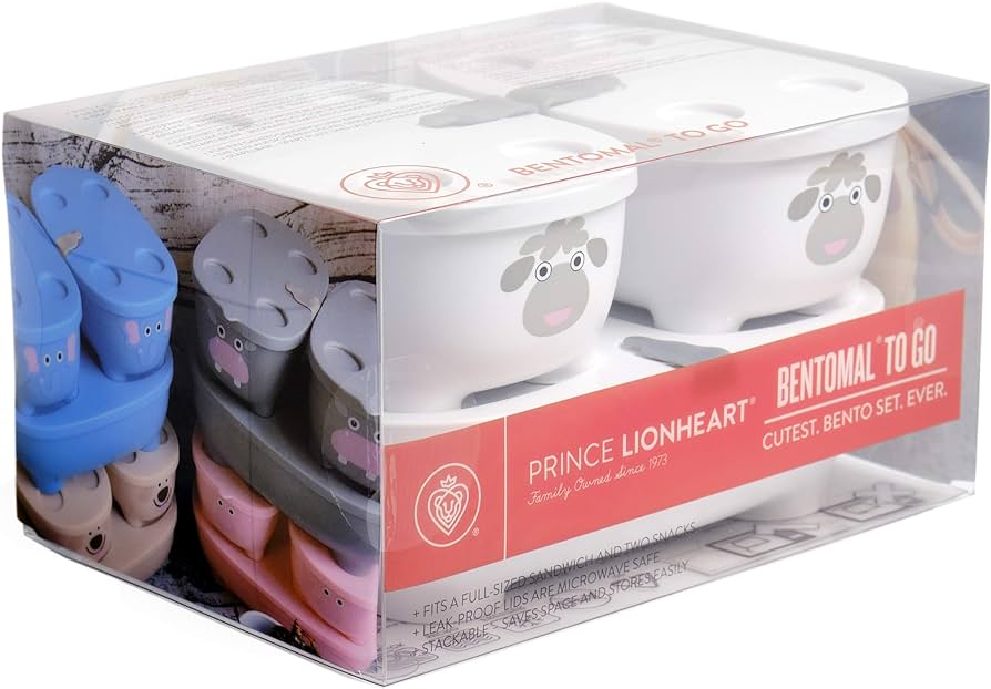 Prince Lionheart - Bentomal To-Go Lunch Box Set - Sheep - 3 Pcs