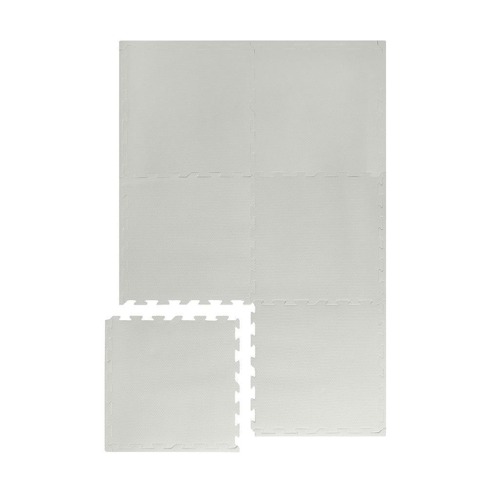 3 Sprouts - Rectangle Eva Foam Mat - Gray