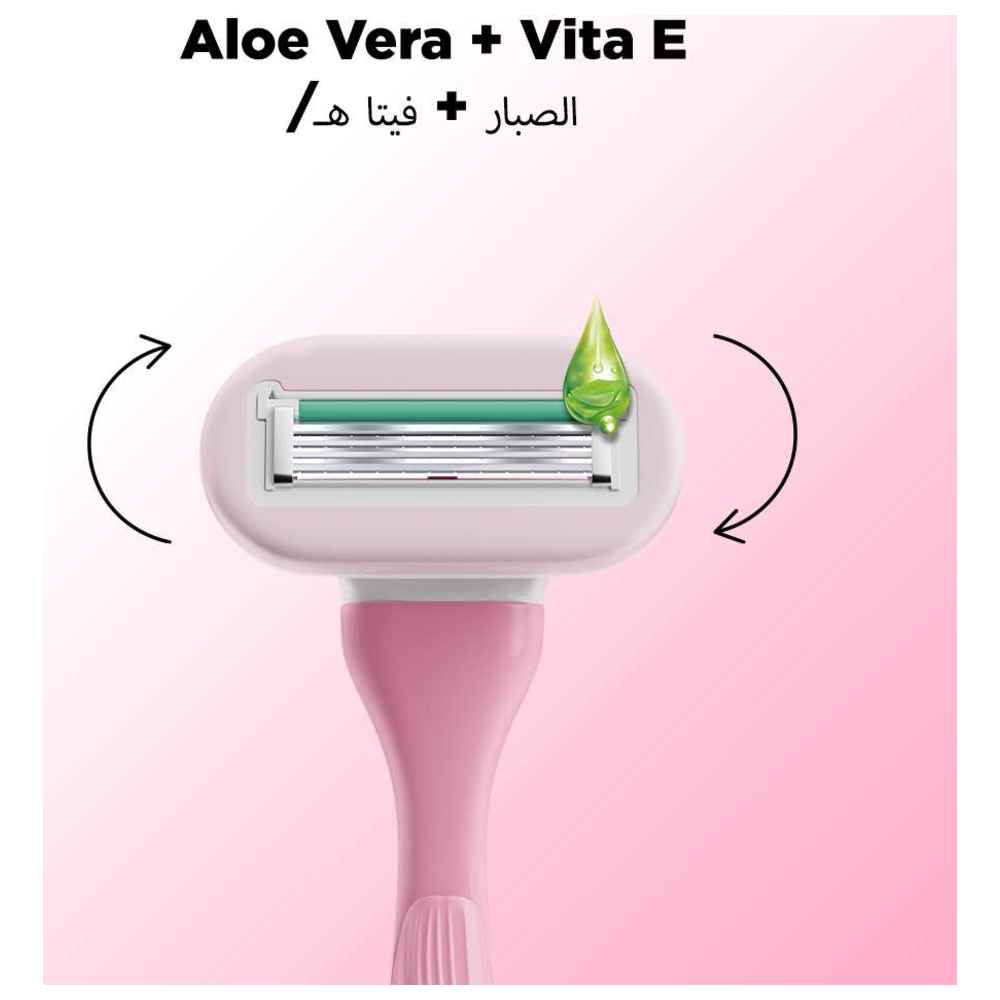 فلورن - شفرة حلاقة للجسم بخمس أنصال مع خراطيش وشفرة