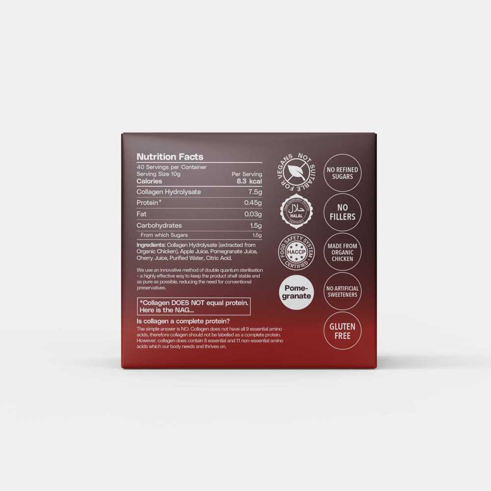 Health Nag - Bioactive Collagen Jelly - Pomegranate - 400g
