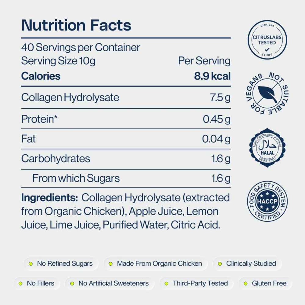 Health Nag - Bioactive Collagen Jelly - Key Lime - 400g