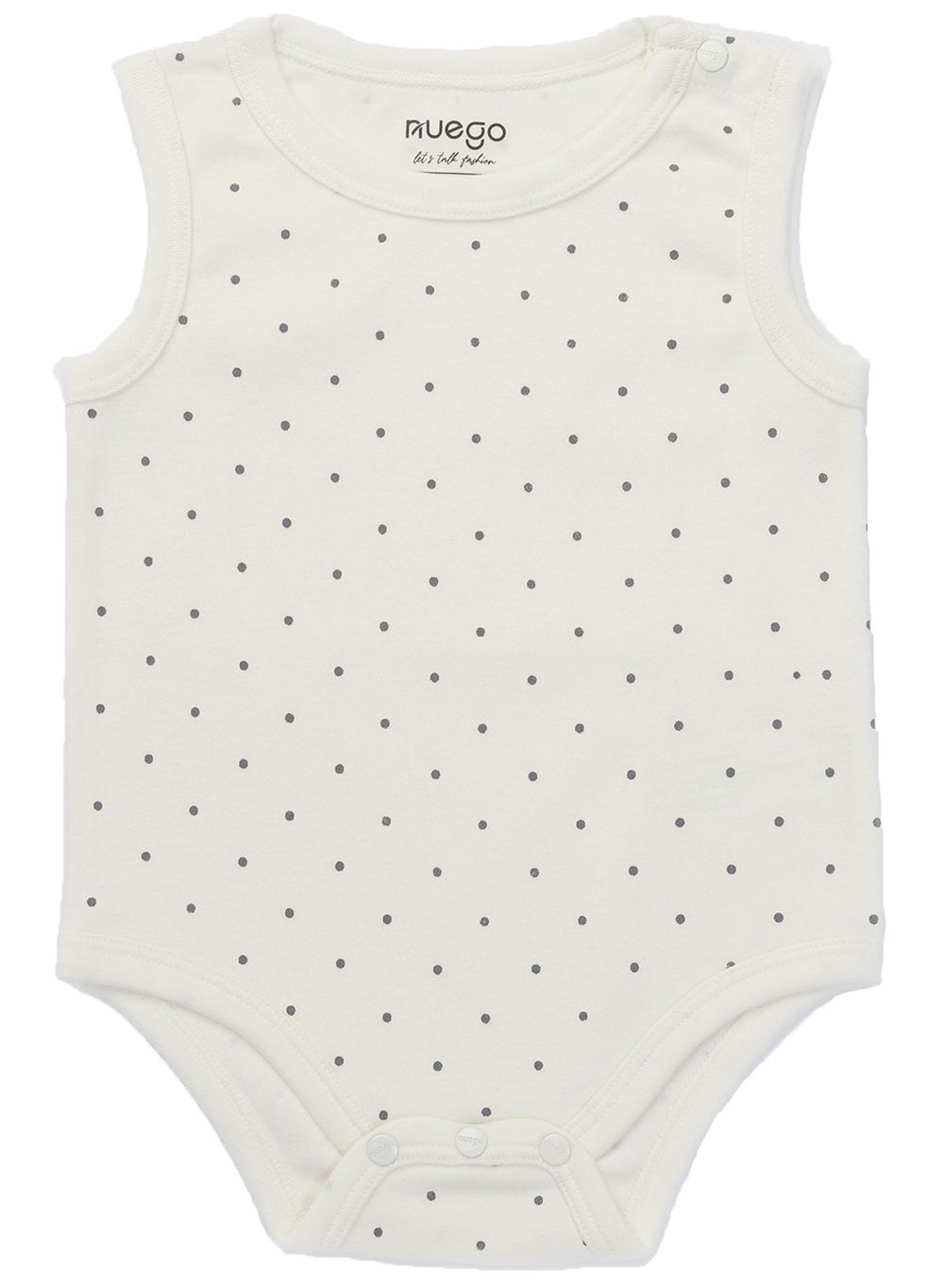 Nuego - 3pc-Set - Baby Girl Bodysuits - Grey/White/Pink