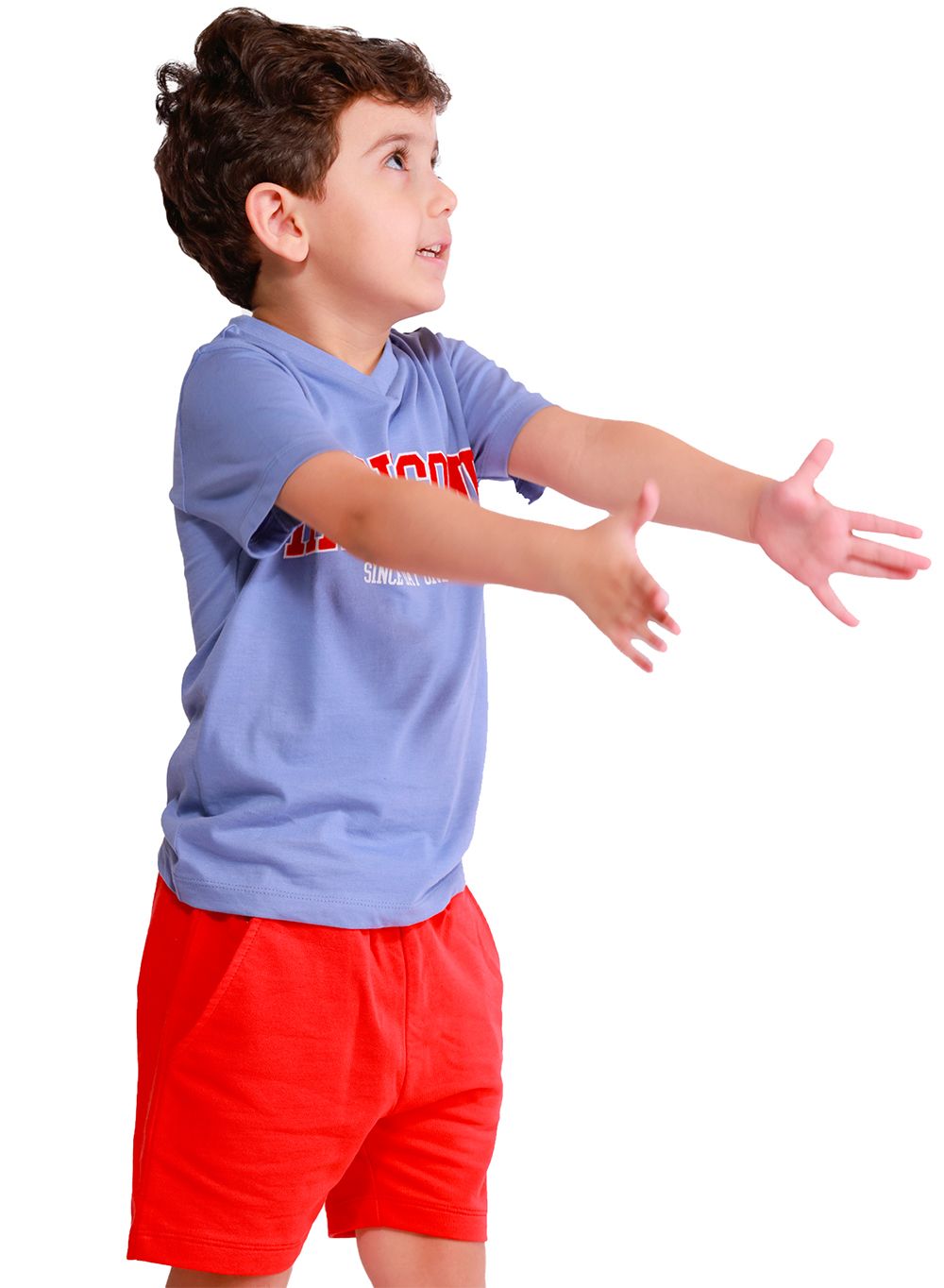 نويجو - تي شيرت ولادي - هاندسوم - أزرق