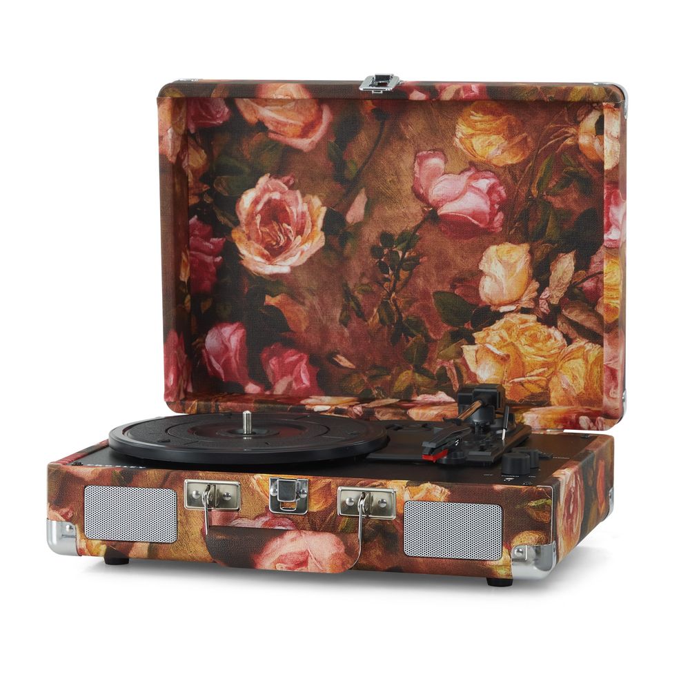 Crosley - Cruiser Plus Portable Turntable With Bluetooth In/Out - Floral