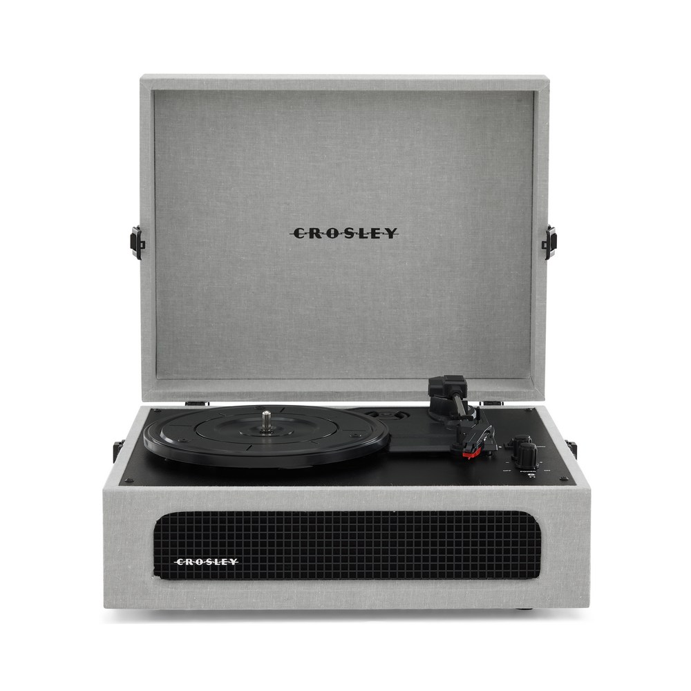 Crosley - Voyager Portable Turntable With Bluetooth In/Out - Gray