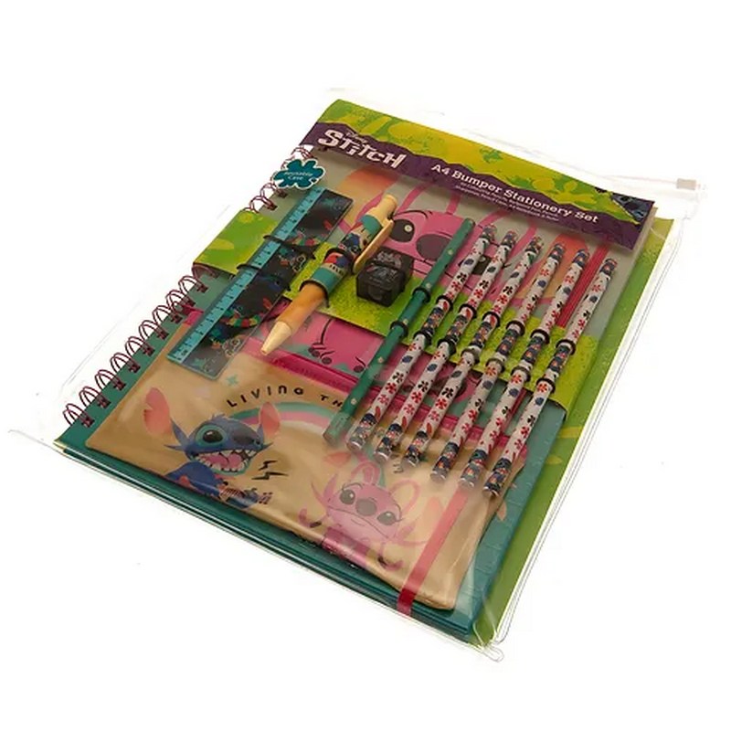Pyramid International - A4 Bumper Stationery Set - Disney Stitch - 12pcs