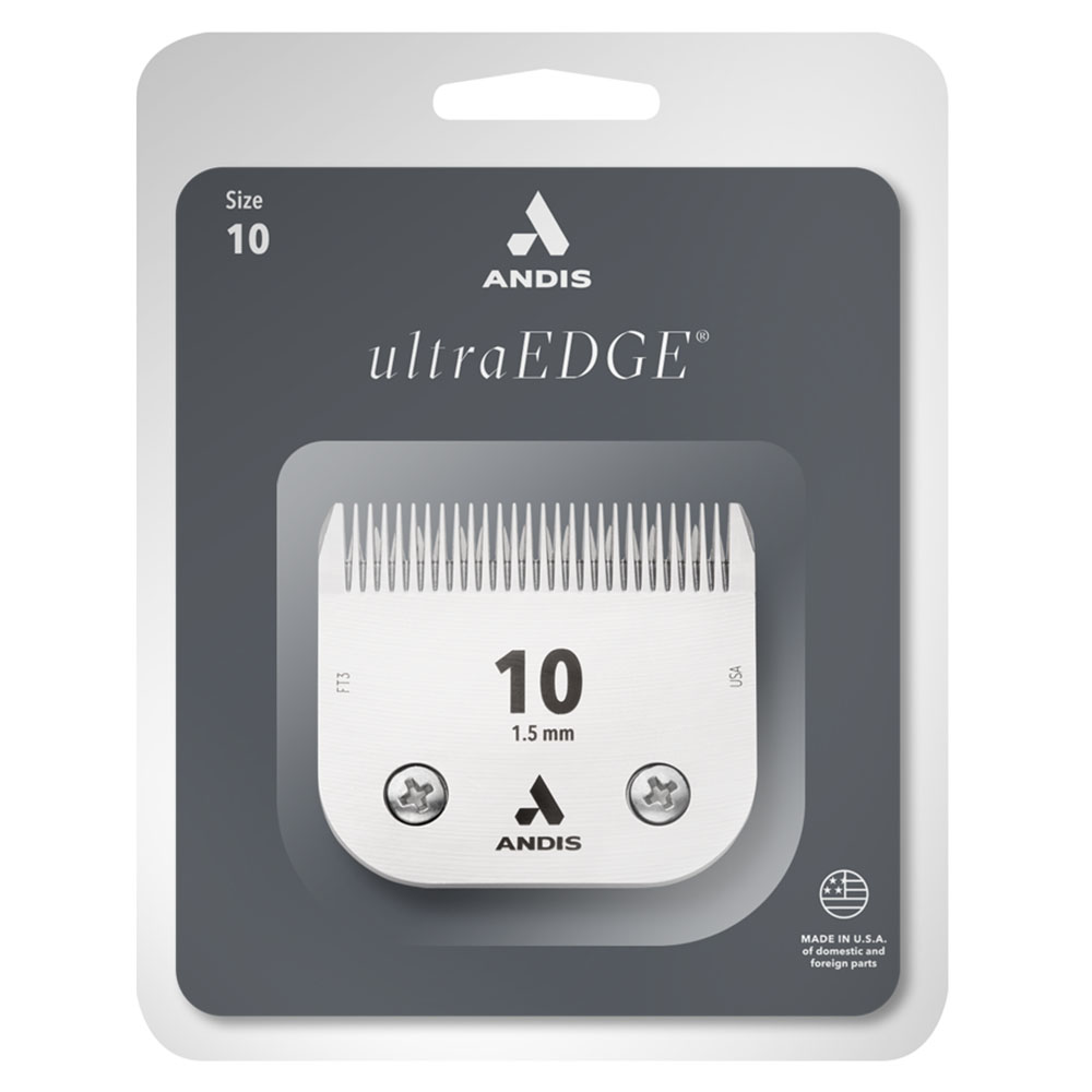 Andis - UltraEdge Detachable Blade - Silver - Size 10