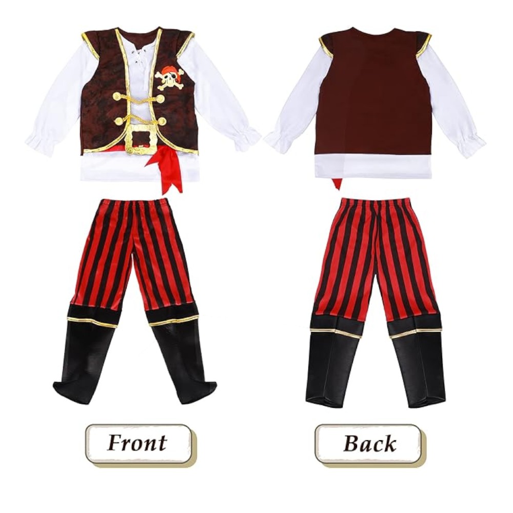 Doodle Kiddo - Halloween Pirate Costume Set
