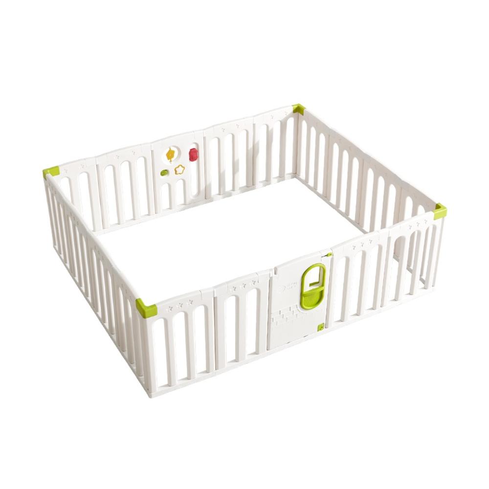 Babycare - Fairy Garden Playpen  Fence 150 x 180 cm - Cinder White