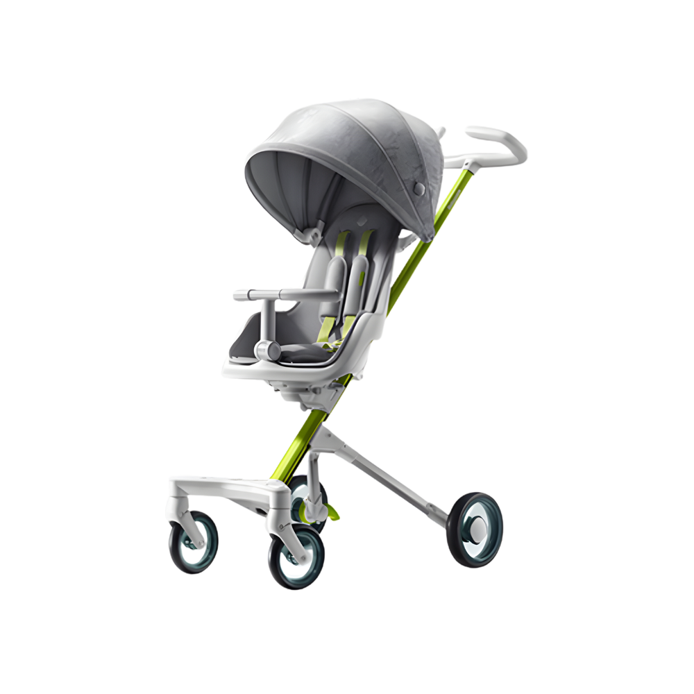 Babycare Wraparound Lightweight Baby Stroller - Elegant Silver