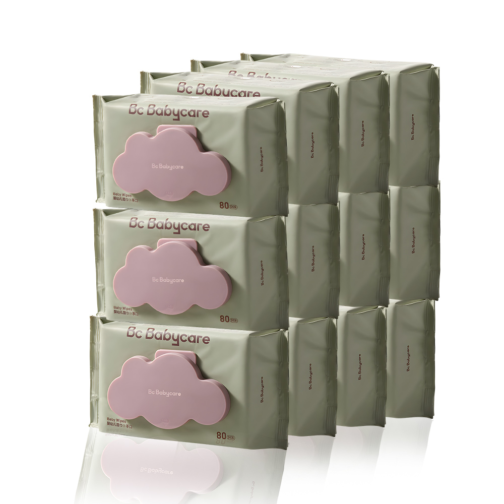 Babycare - Baby Wipes - Pack of 12 x 80 Pcs