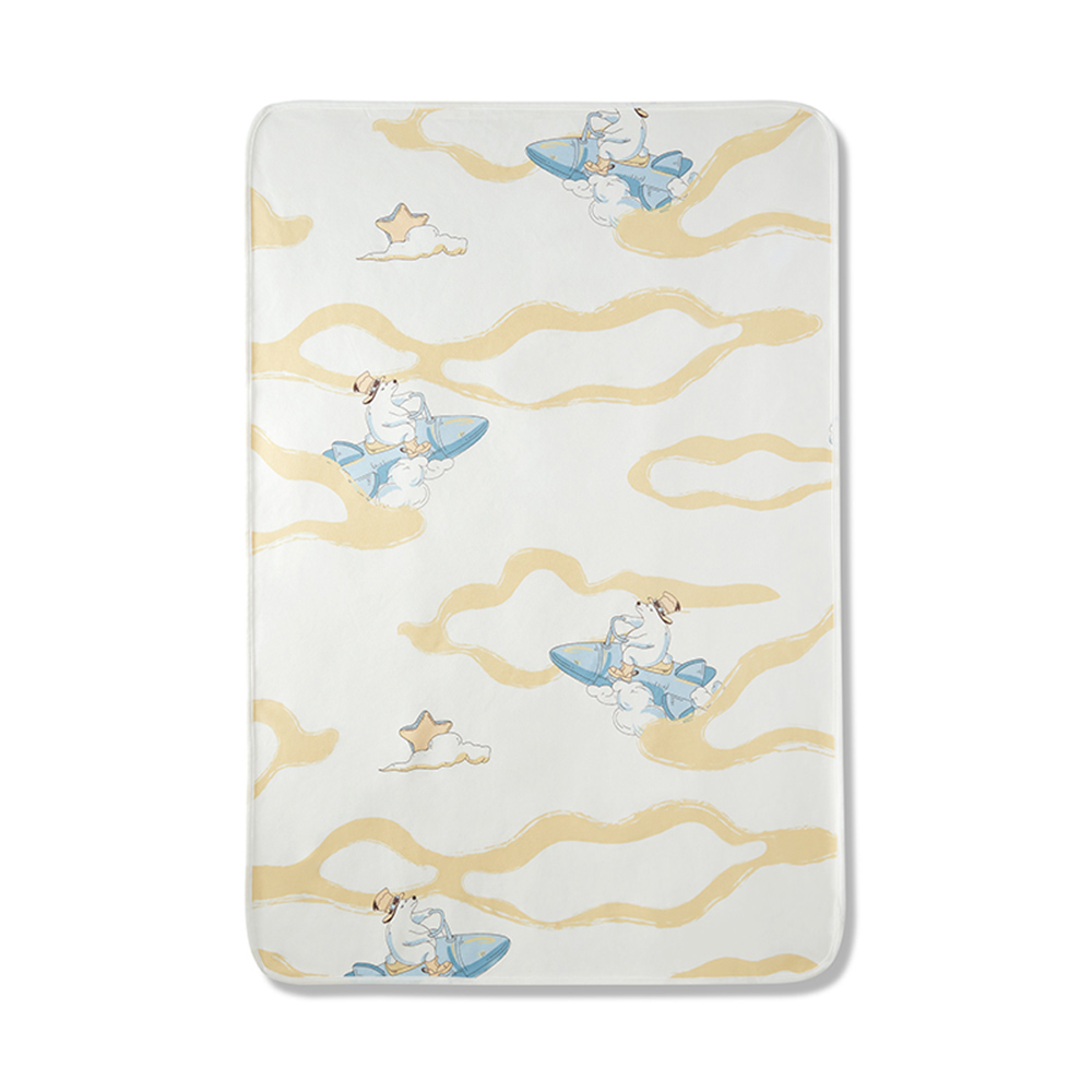 Babycare - Kids Playmat - Rocket Bear - White - 60cm