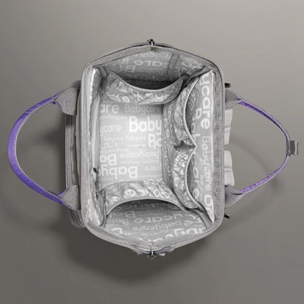 Babycare - Forest Design Diaper Bag - Blue