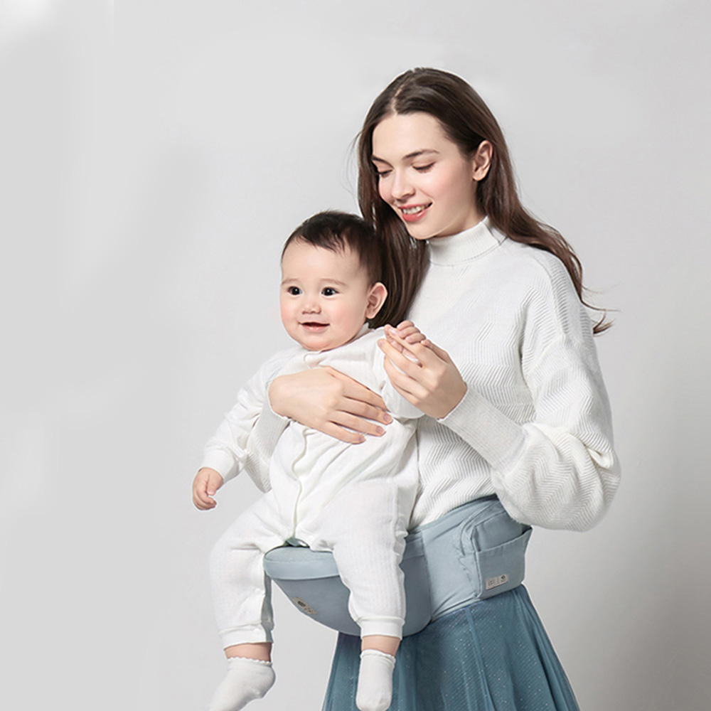 Babycare - Adjustable Lightweight Hip Seat Carrier - Blue