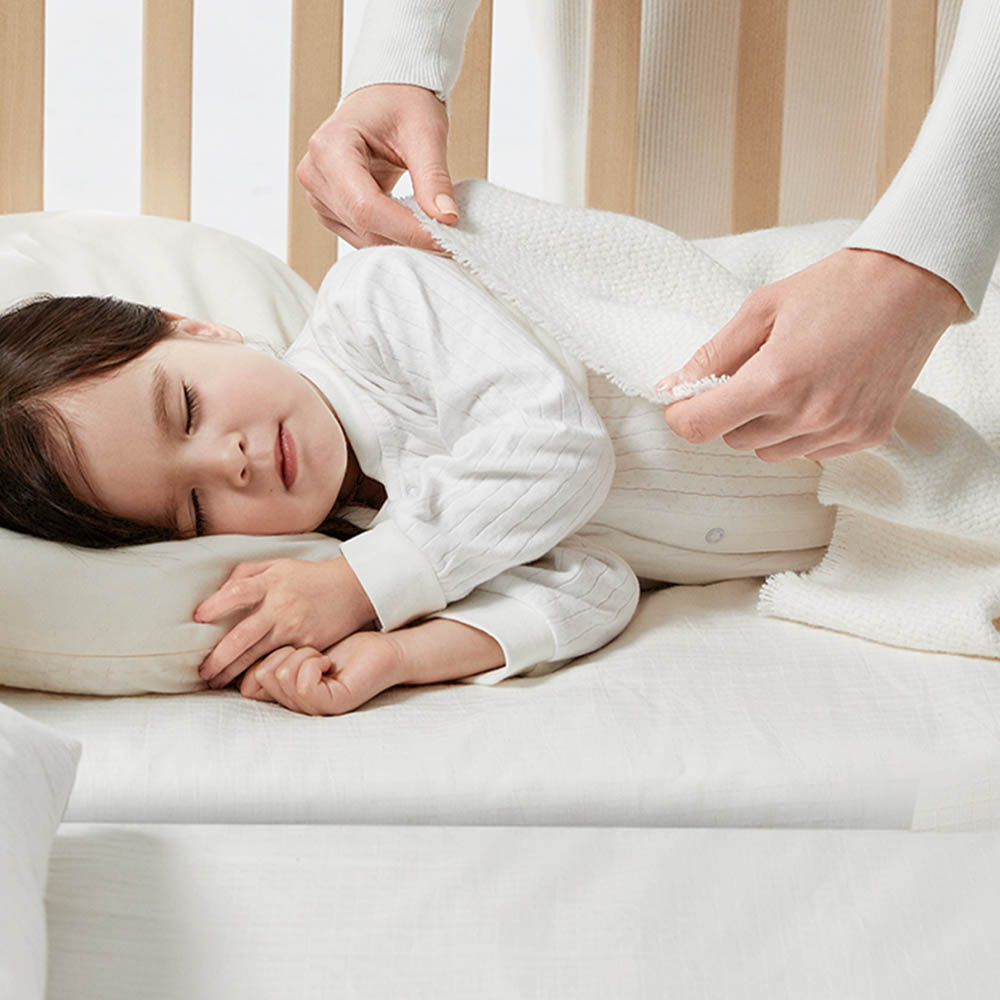 Babycare - Memory Foam Crib Mattress - White - 155 x 75 x 8 cm