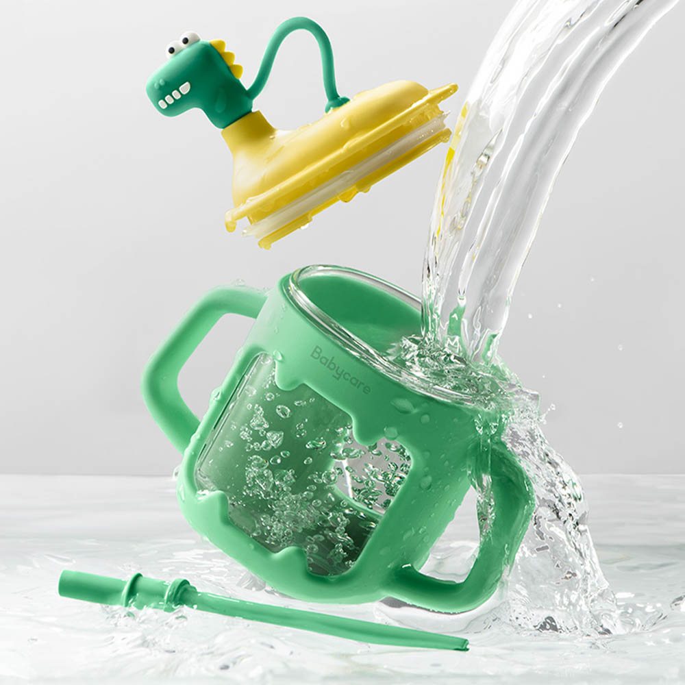 Babycare - Toby Milk Cup - T-Rex - Red - 250ml