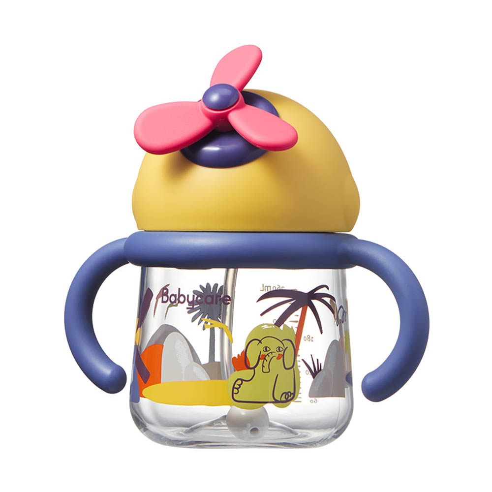 Babycare - Wind Elf Baby Sippy Cup - Yellow - 270ml