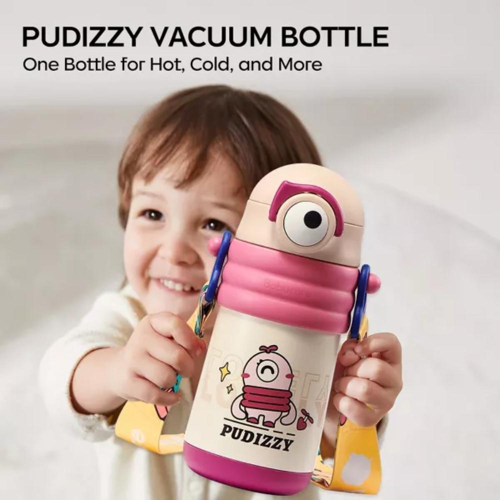 Babycare - Pudizzy Stainless Steel Vacuum Water Bottle - Lightmei - 450ml