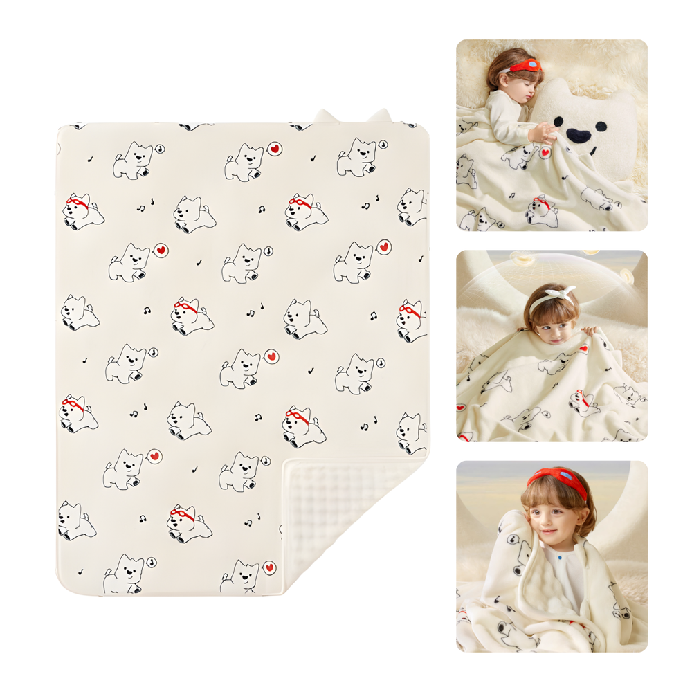 Babycare Baby Double-Layer Fleece Blanket - 110x140cm