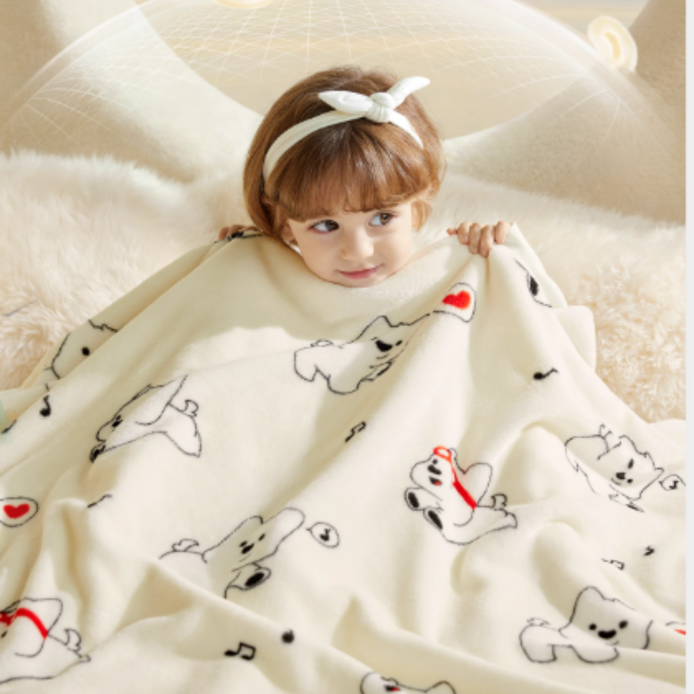 Babycare Baby Double-Layer Fleece Blanket - 110x140cm