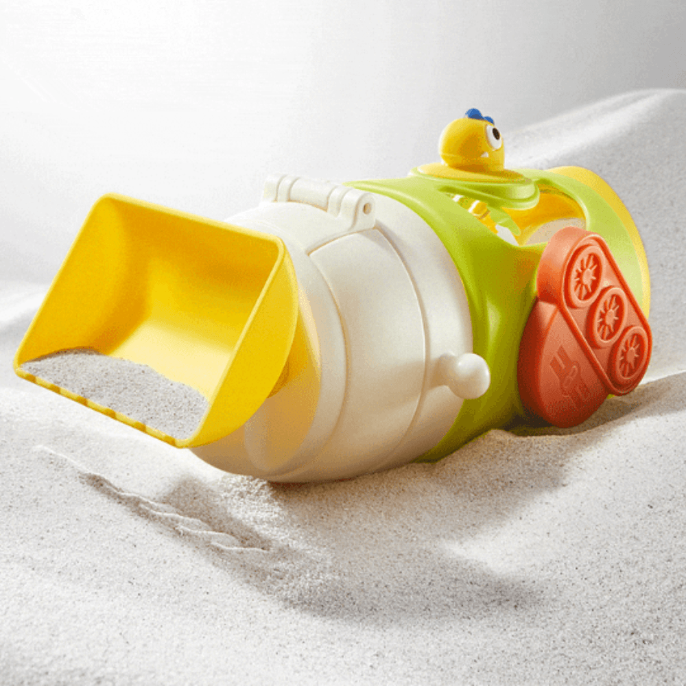 Babycare - Children's Toy Water Bottle With Straw - Yellow - 470 ml