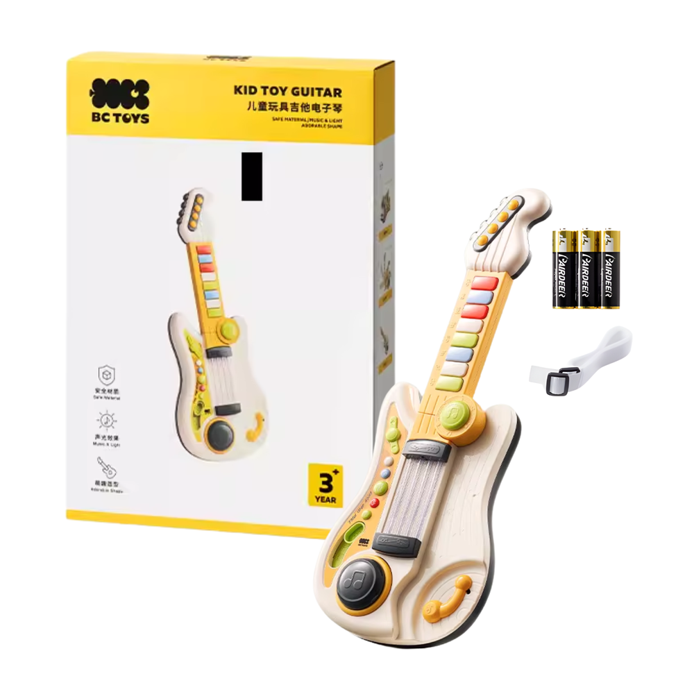 Babycare - Kids Toy Guitar - Multicolor