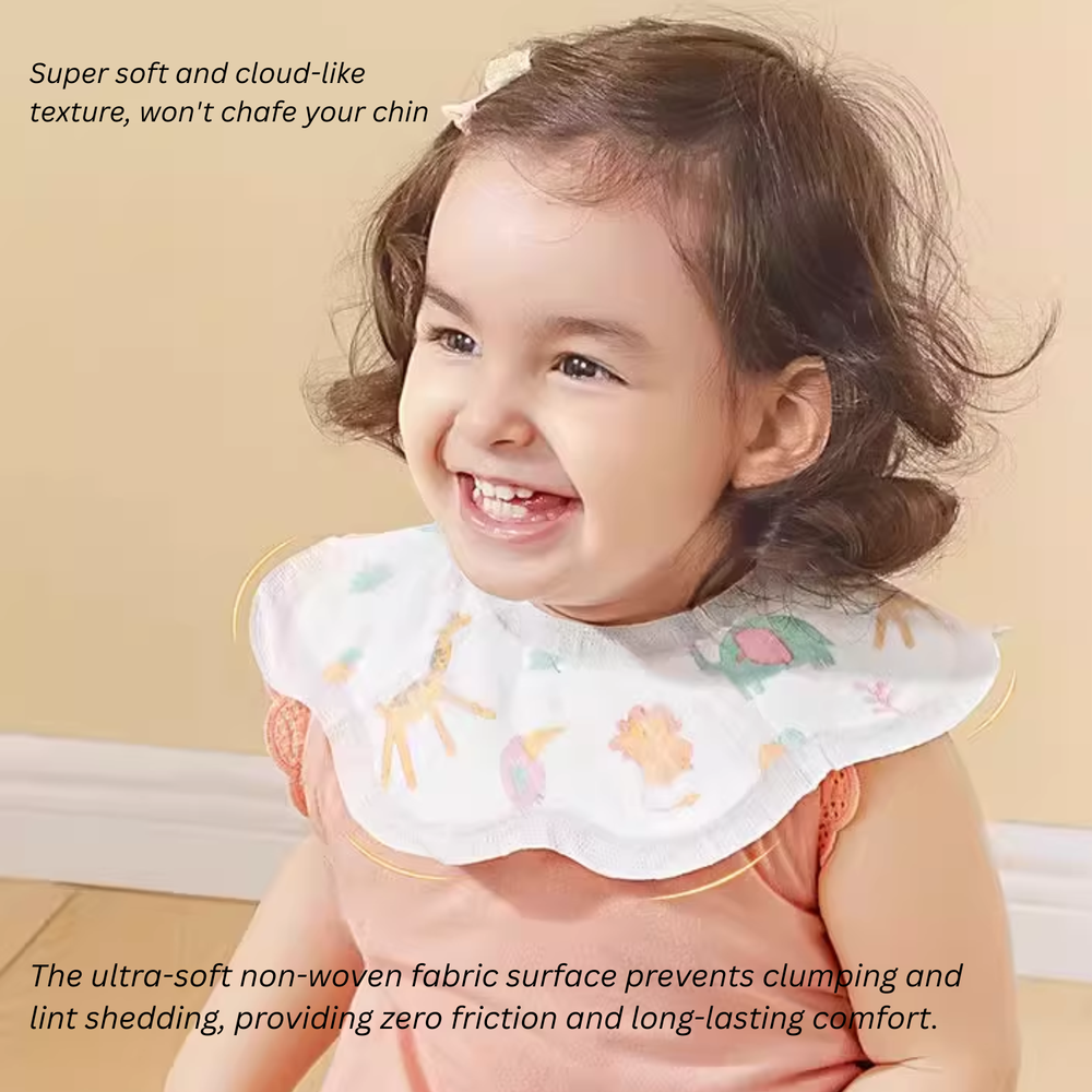 بيبي كير - منشفة لعاب للاستخدام مرة واحدة - متعددة الألوان - 20 قطعة