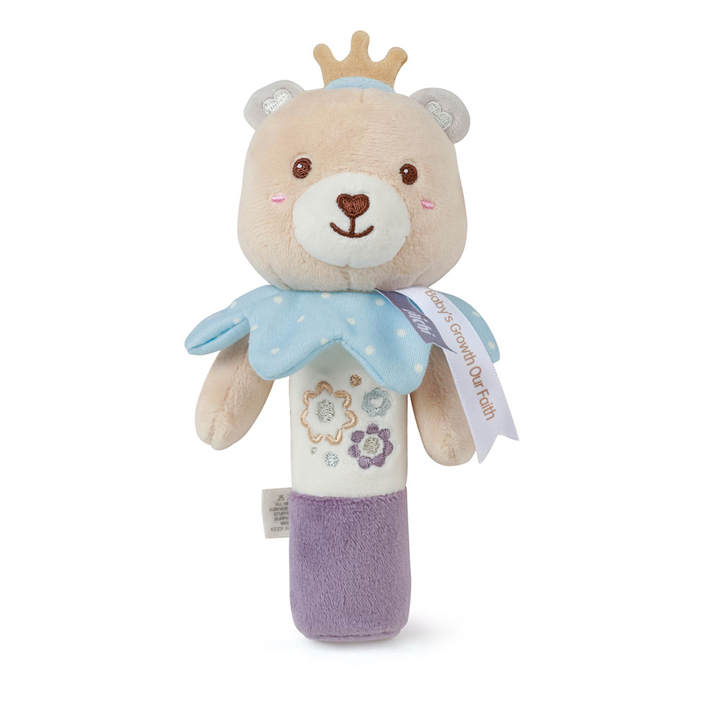 Babycare - Soft Stick Baby Rattle - Multicolor