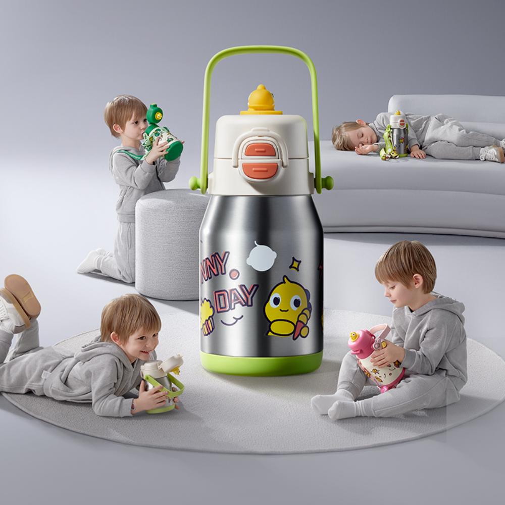 Babycare - Kids Ton Ton Thermos - Laser Green