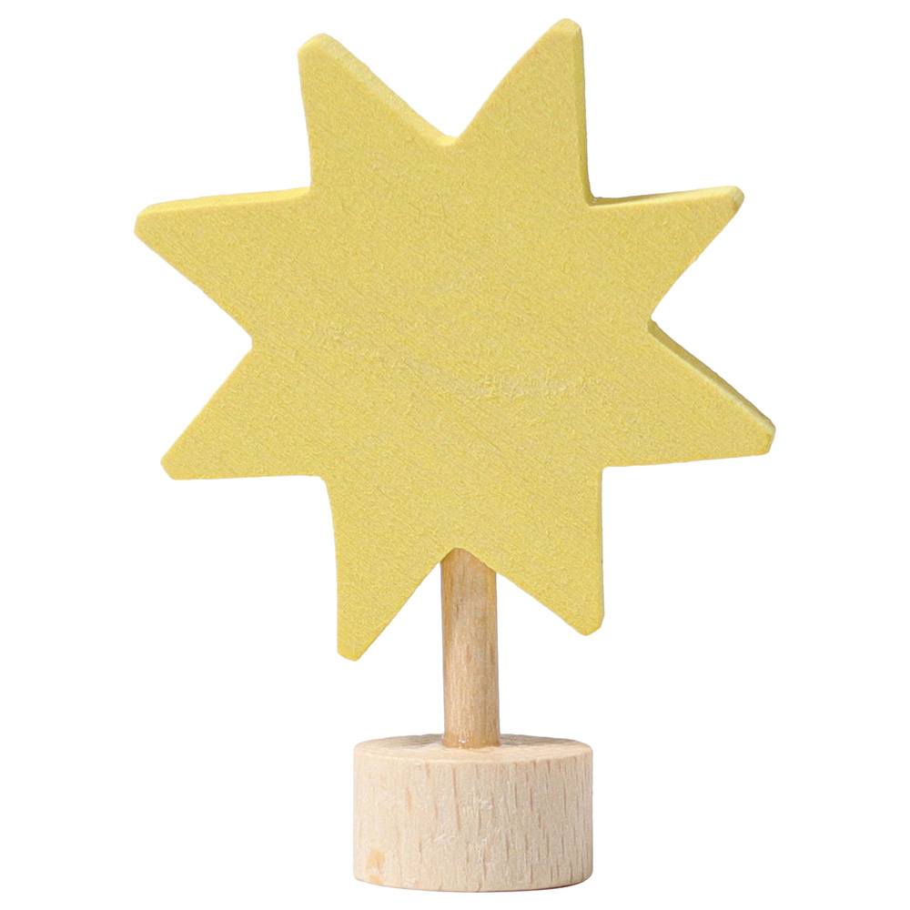 Grimm's - Decorative Figure - Star - Yellow