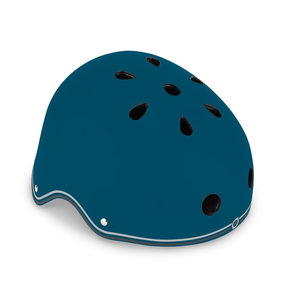 Globber - Kids' Helmet With Lights - Petrol Blue - 48-53 cm