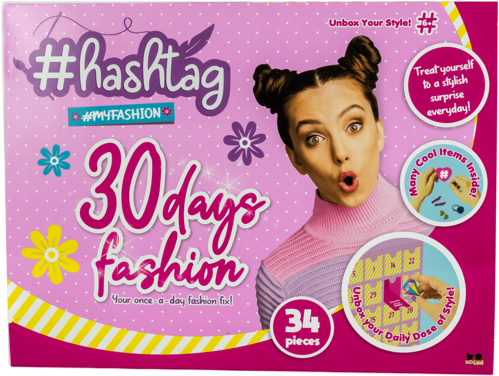 Hashtag My Fashion 30 Days Fashion Set - 34 Pcs