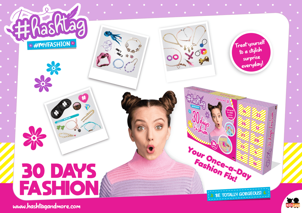 Hashtag My Fashion 30 Days Fashion Set - 34 Pcs