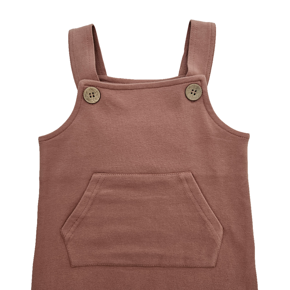 Issy & Lilo - Organic Cotton Dungaree - Almond Brown