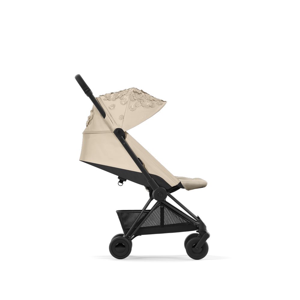 سايبكس - عربية أطفال مضغوطة كويا ألترا - أزهار بيج وأسود مطفي