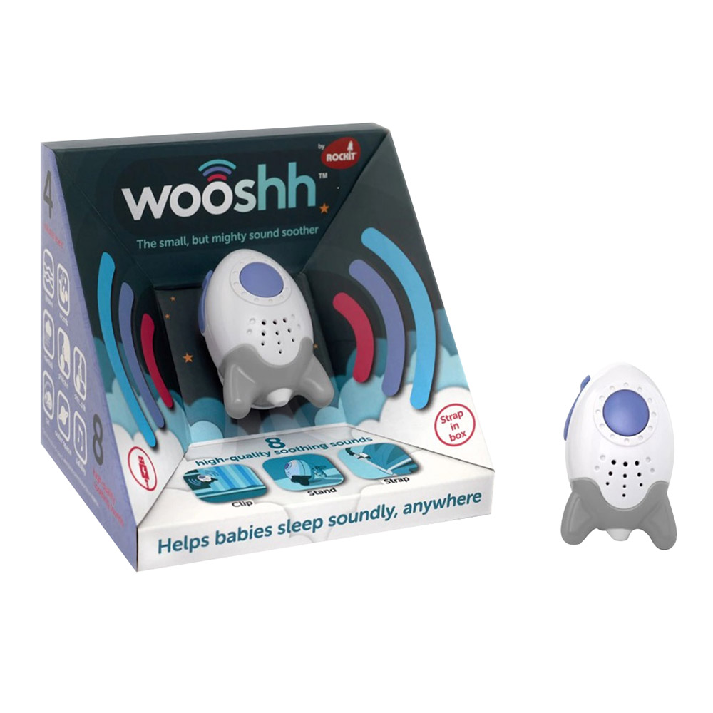 Rockit - Wooshh Baby Sound Soother - White - Small