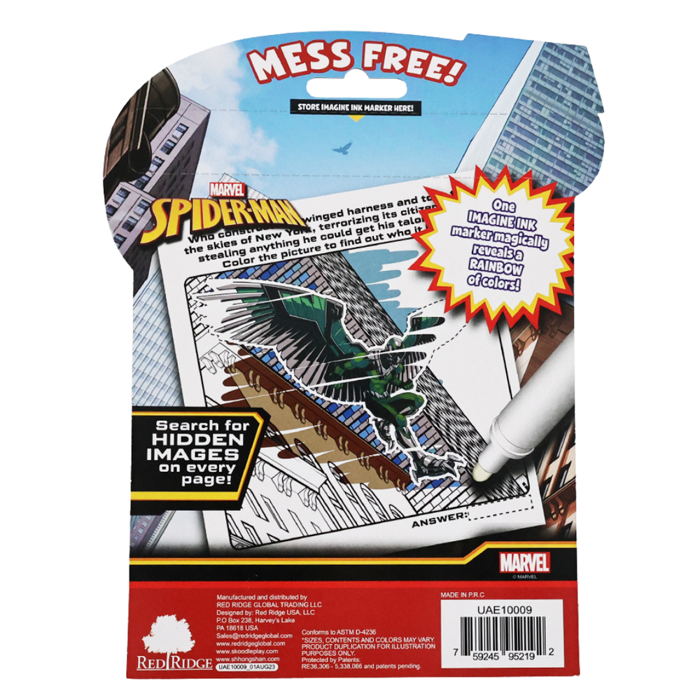 Marvel - Spider-man Magic Ink Book