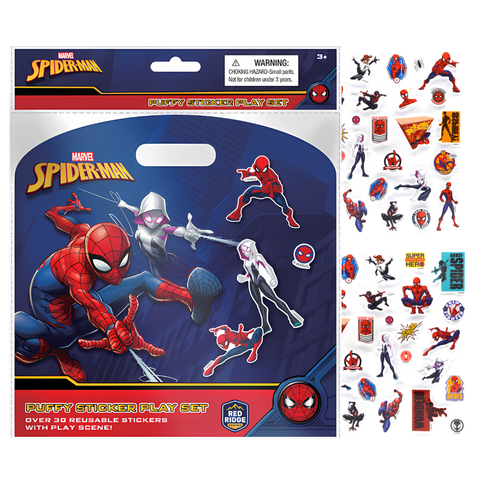 مارفل – مجموعة ملصقات منتفخة سبايدرمان - عدد 30