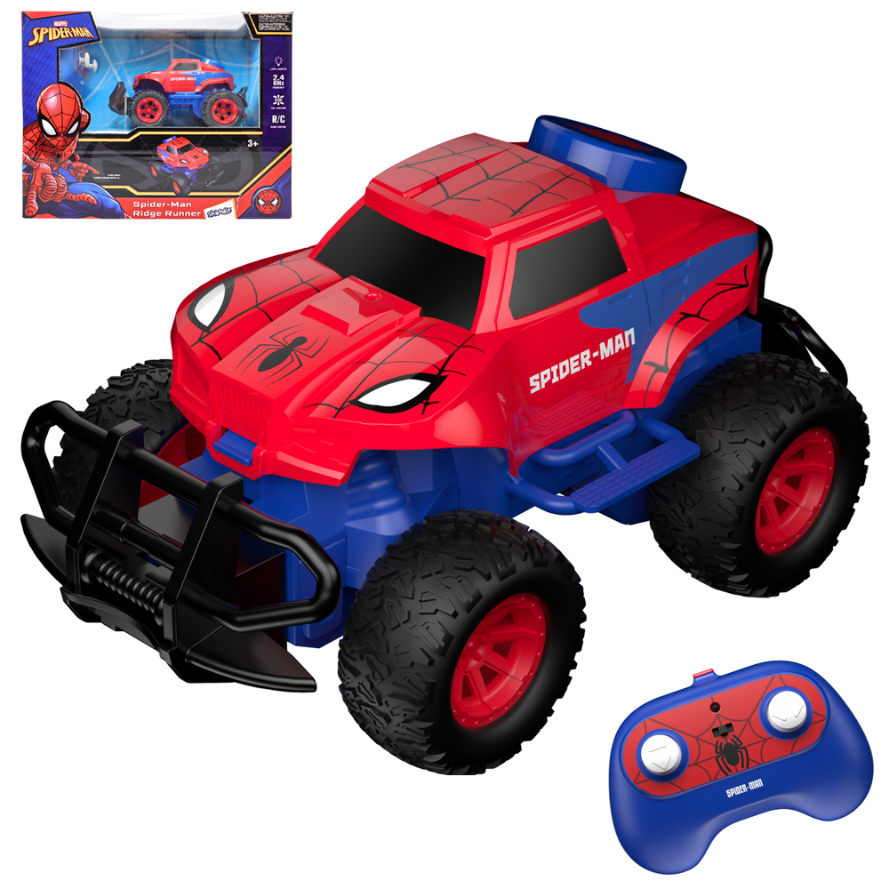 مارفل - سيارة سبايدرمان ريدج رانر للتحكم عن بعد - متعددة الألوان