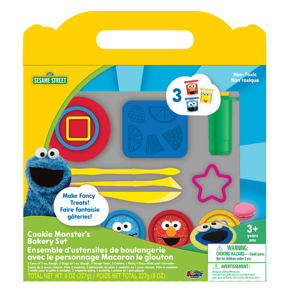 Sesame Street - Cookie Monster's Bakery Set - 14 Pcs - 227 gm