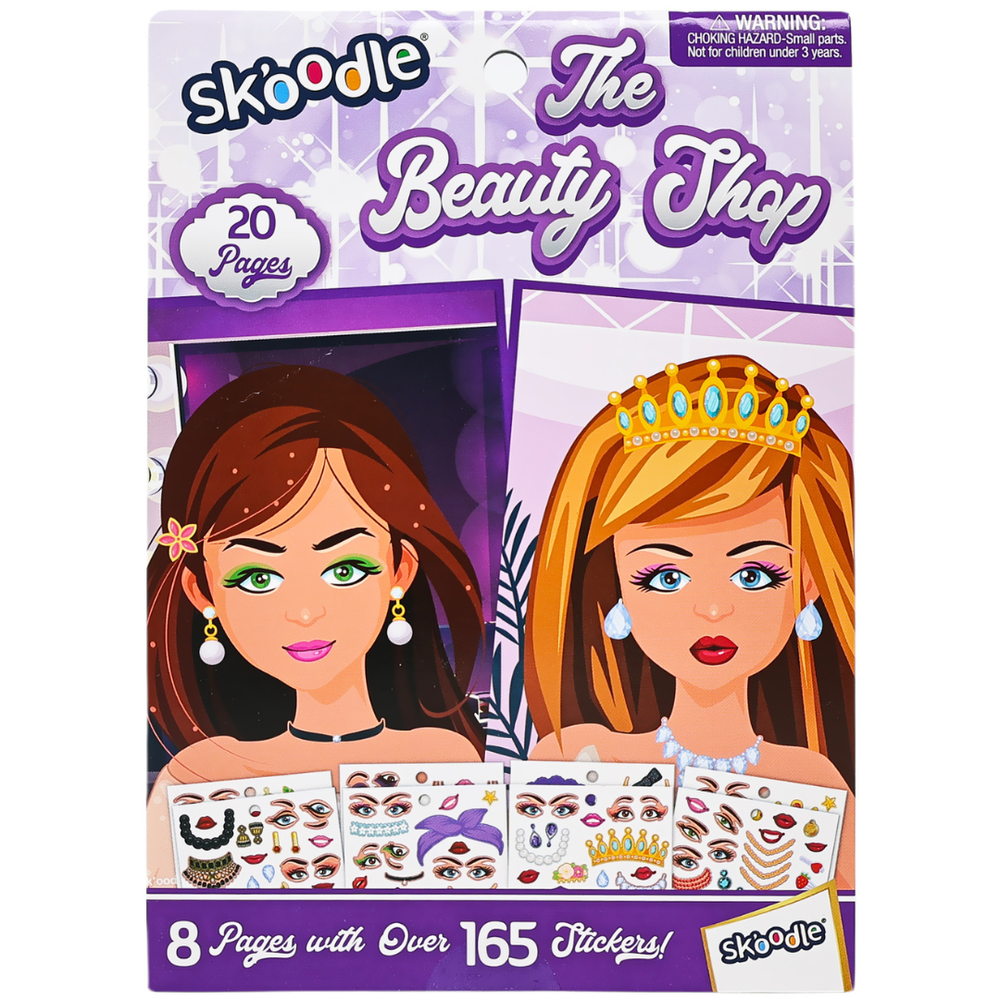 Skoodle The Beauty Shop Sticker Book - Multicolor