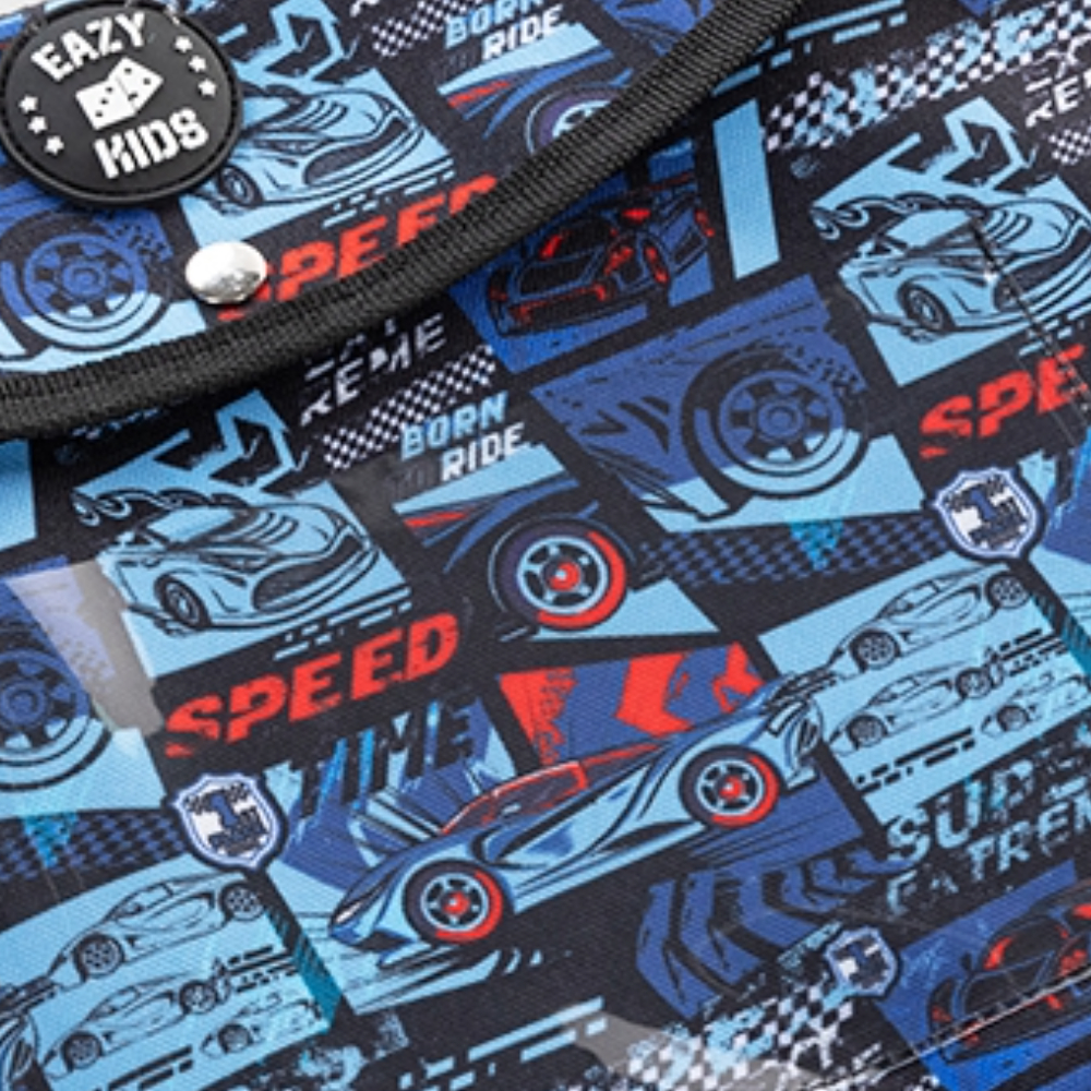 Eazy Kids - Drift Racing File Folder - Blue