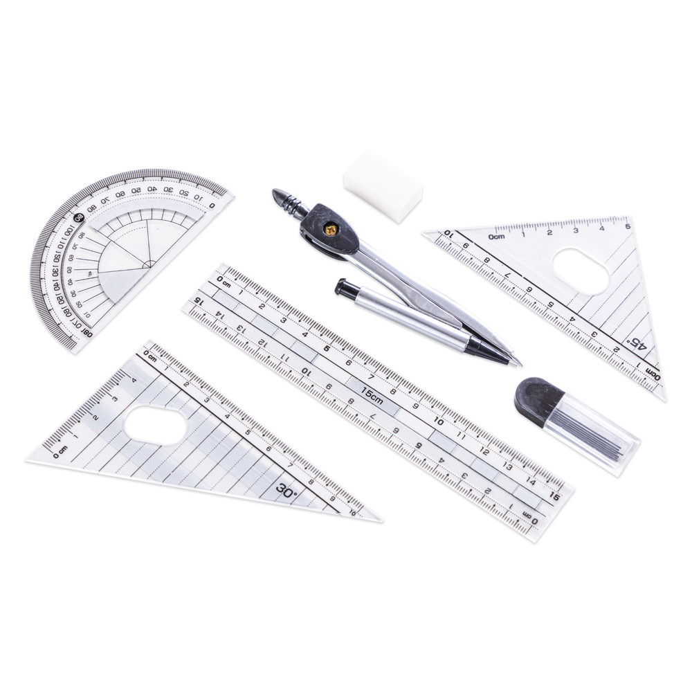Eazy Kids - 7-Piece Geometry Set