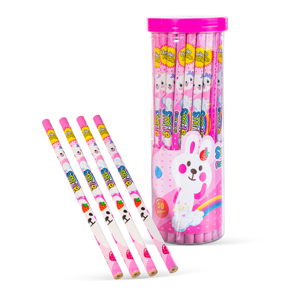 إيزي كيدز - أقلام رصاص HB - عدد 50 - وردي