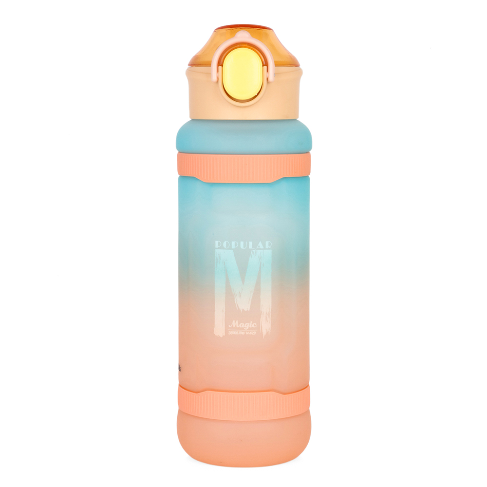 Nova Kids - Water Bottle 1000ml with Straw - Orange
